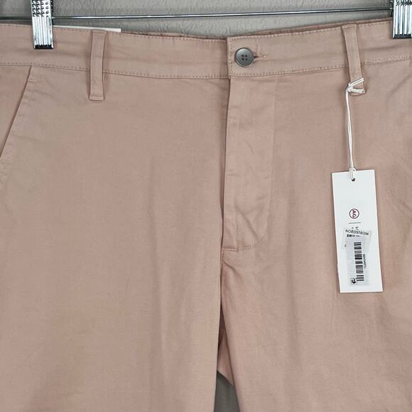 AG Adriano Goldschmied Wanderer Slim Chino Cotton Shorts Vintage Pink 38 NWT - Picture 6 of 15